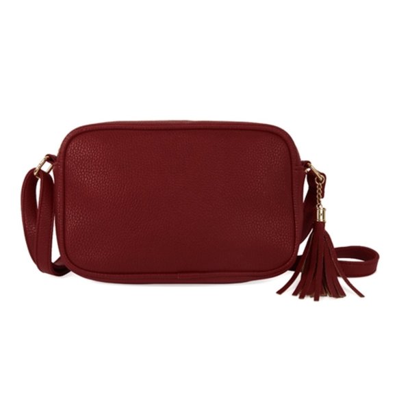 Burgundy Cross Body Bag - Picture 2 of 3